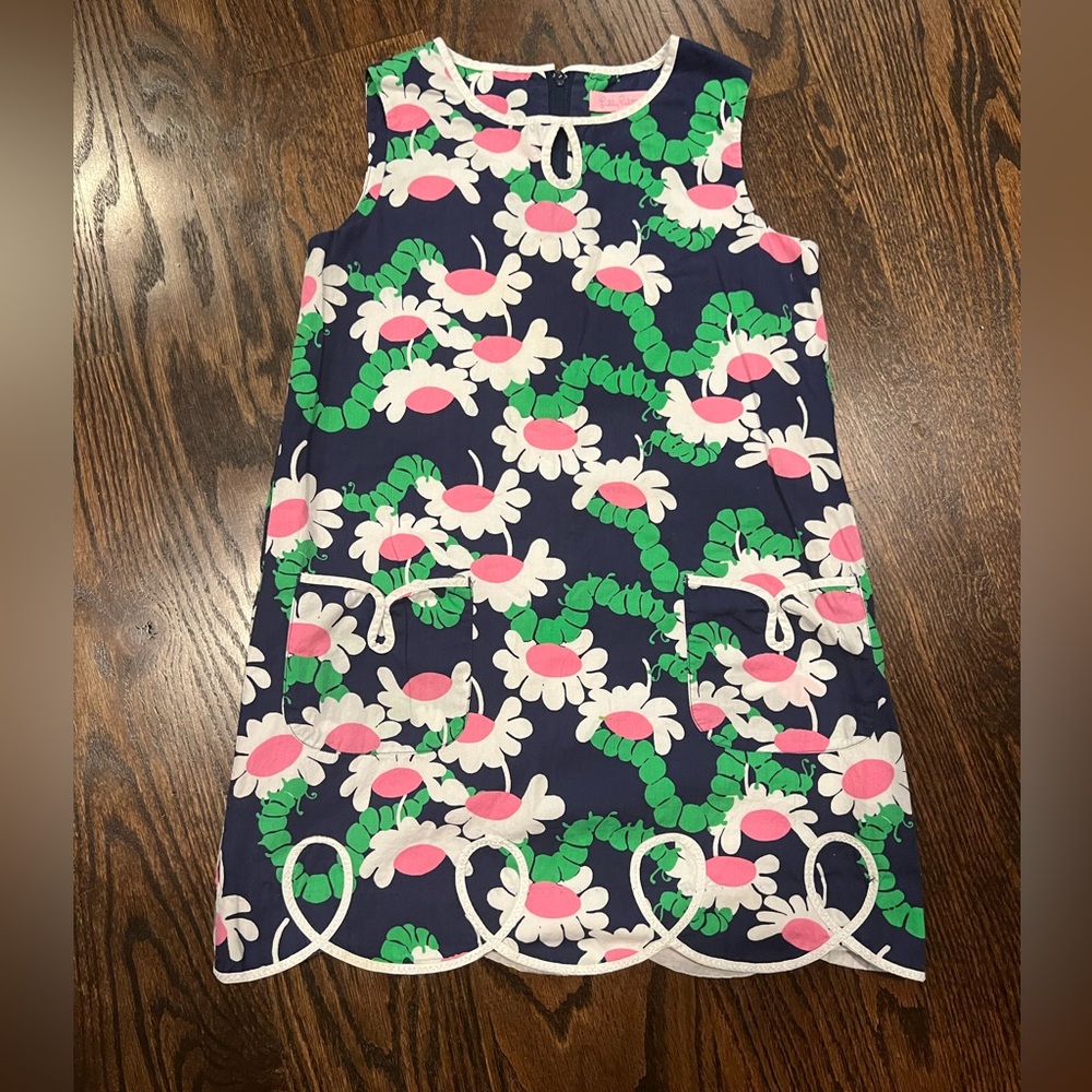 Lilly Pulitzer Girls Shift Dress - Size 7